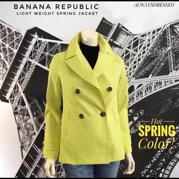 BANANA REPUBLIC Pea Coat Style Jacket XS - Picture 1 of 7